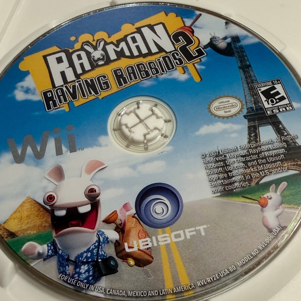 🖤Nintendo Wii Rayman Raving Rabbids 2🖤 - Picture 6 of 6